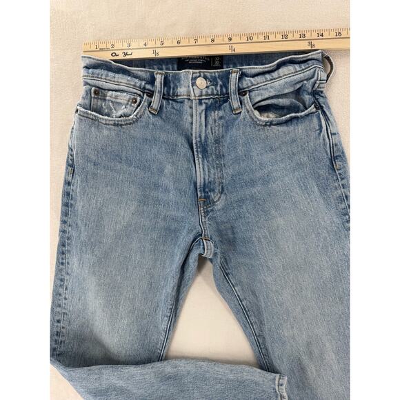 Abercrombie Fitch 90's Straight Jeans High Rise Denim 30 30x30 Vintage Stretch - Picture 7 of 11